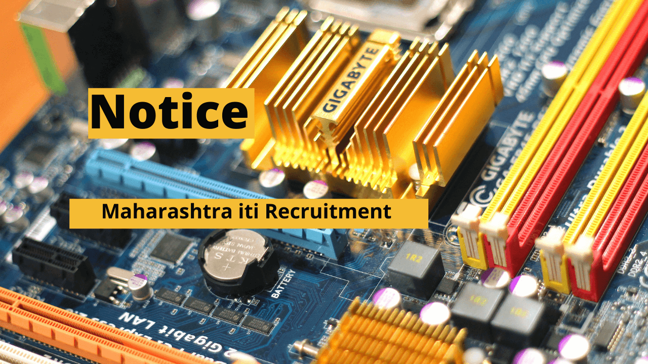 Maharashtra iti Recruitment