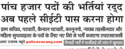 Haryana Naib Tehsildar Recruitment
