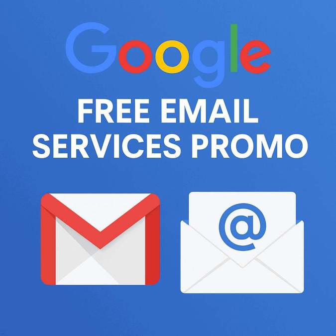 google free email services promo