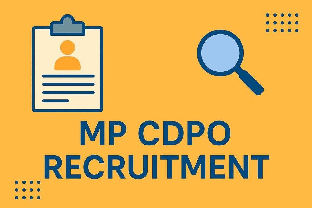 mp cdpo recruitment