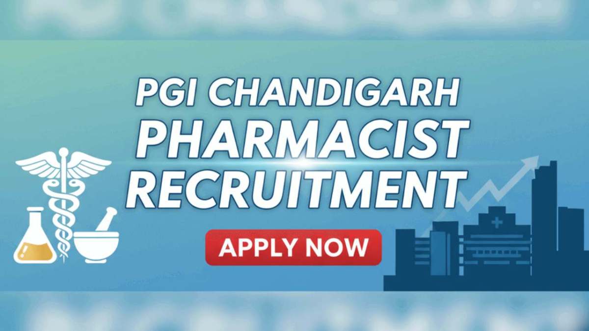 pgi chandigarh pharmacist recruitment
