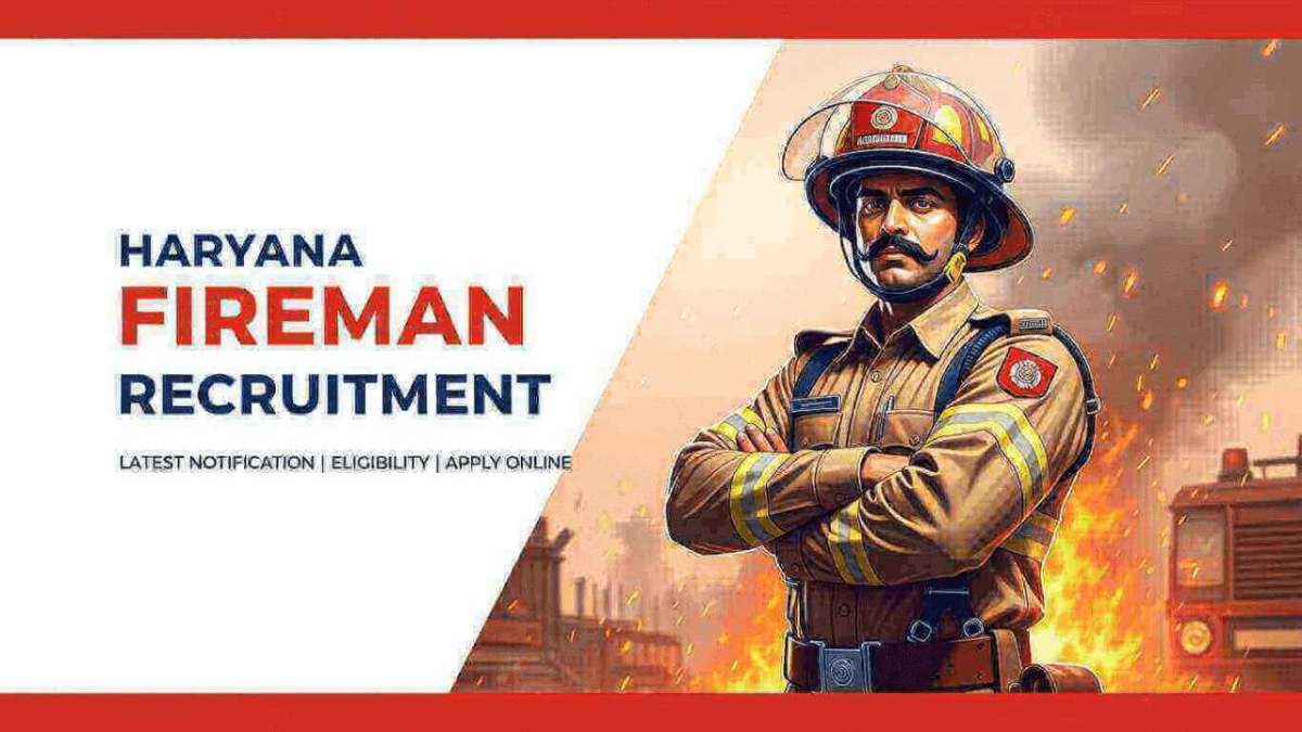 haryana fireman recruitment latest notification