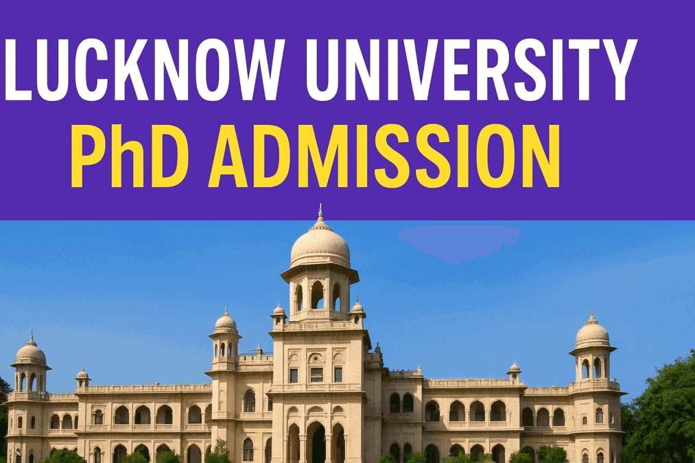 lucknow university phd admission