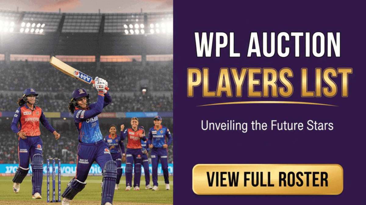 wpl auction 2026 players list